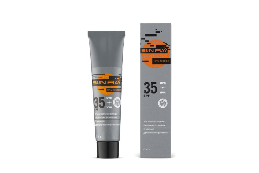 Солнцезащитный крем для лица Sun Ray SPF 35