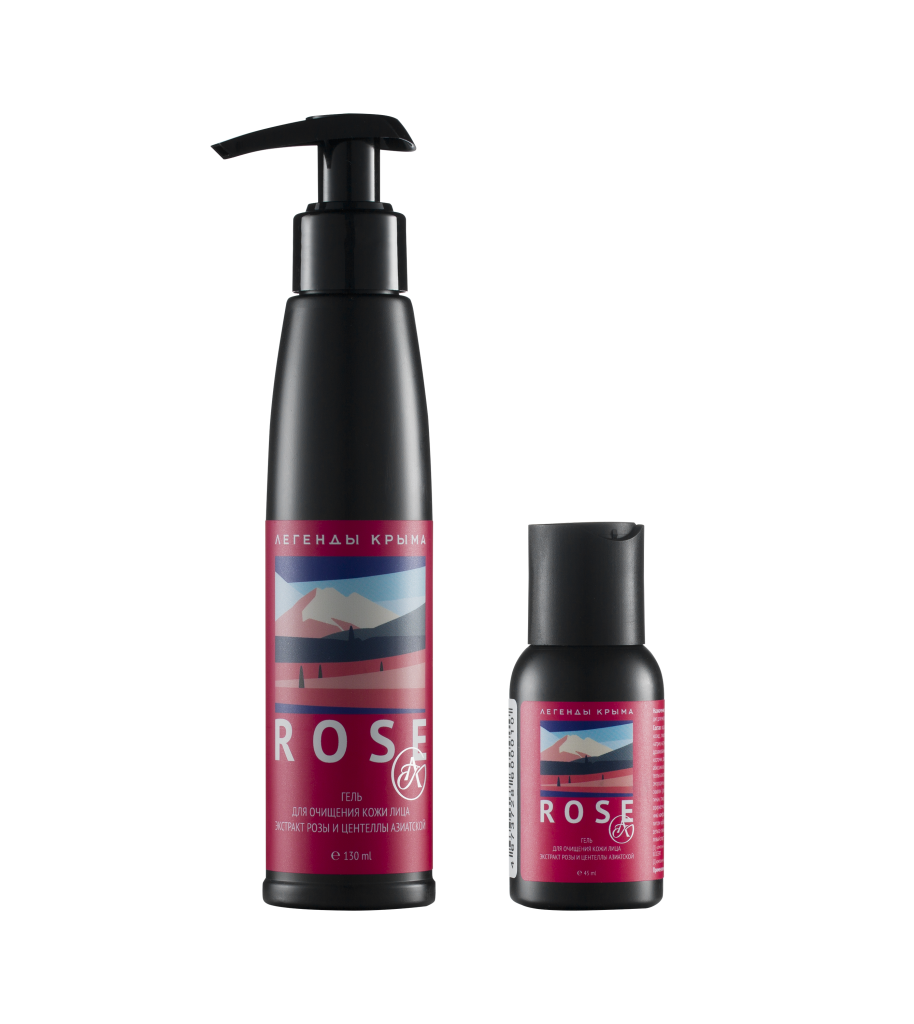 Гель для очищения кожи лица Легенды Крыма Rose