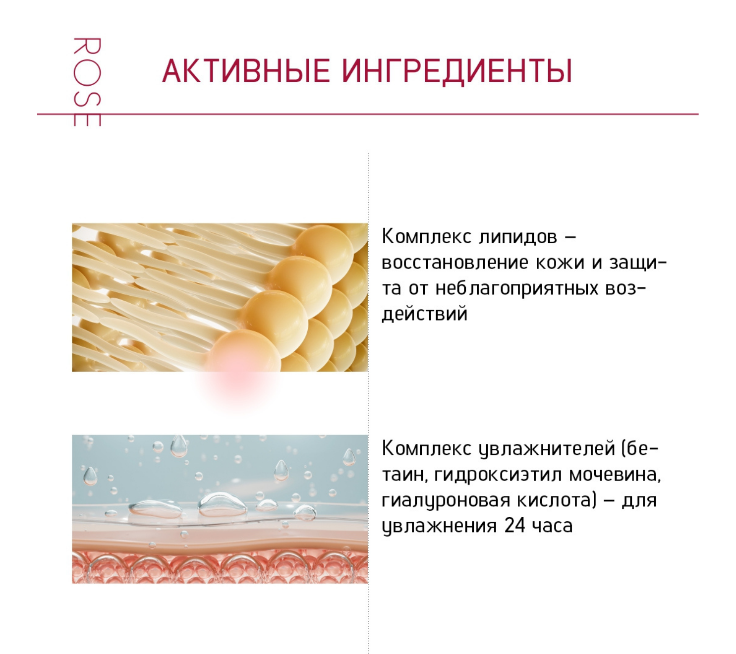 Шелковая сыворотка Rose для интенсивного увлажнения